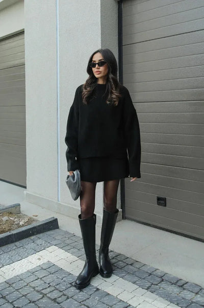 HELENA™ – SET OF SWEATER AND SKIRT
