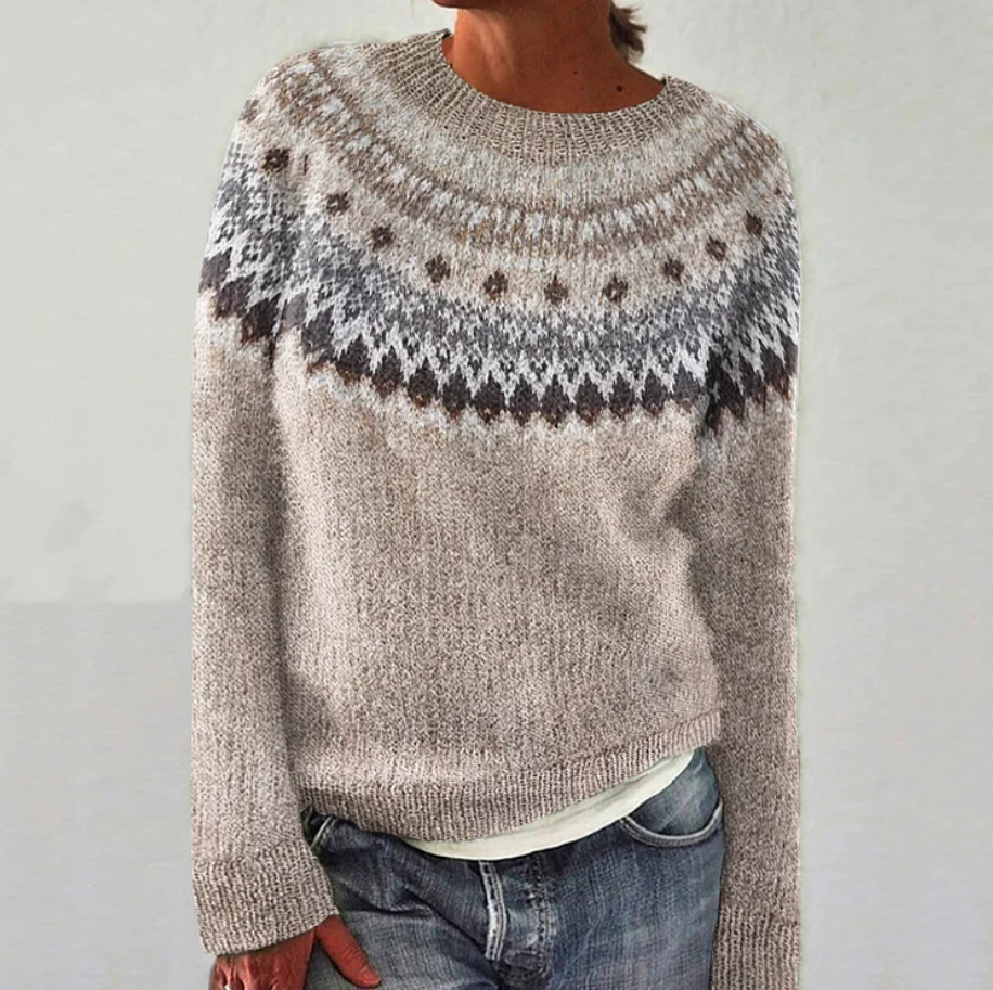 Madeleine | Cozy Printed Sweater
