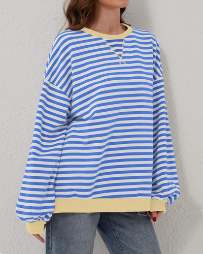 Mikayla™ | Oversized Striped Pullover