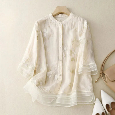 Lorian | Embroidered Blouse