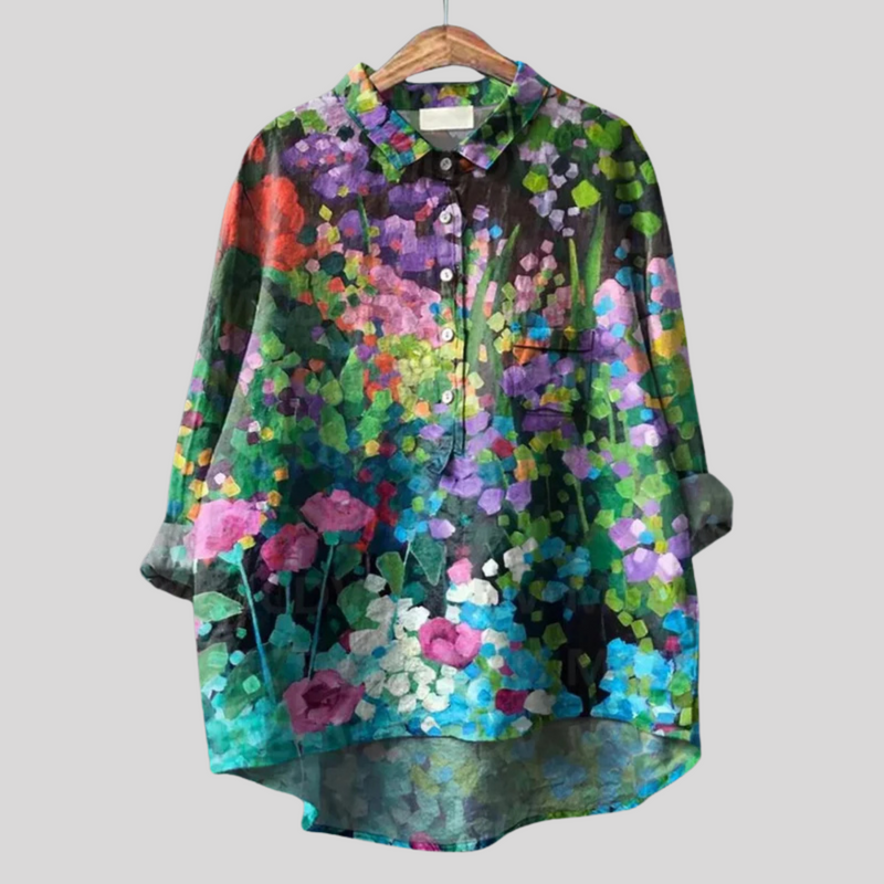 MATILDE | HANDMADE FLORAL SHIRT