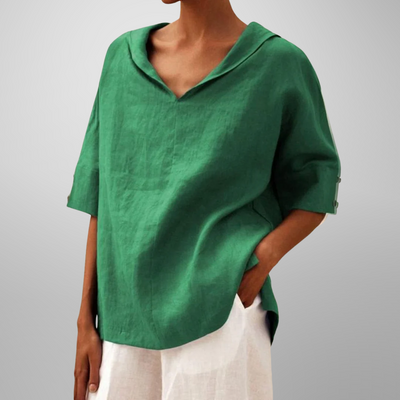 MIA | COTTON LOOSE FITTING BLOUSE