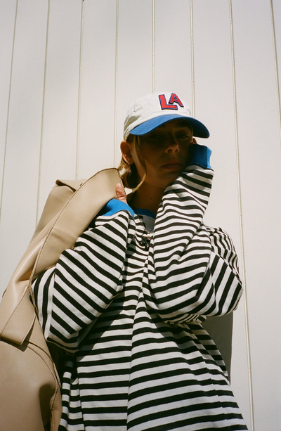 DARCI - STRIPED OVERSIZE SWEATER