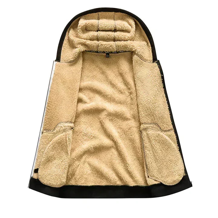 Arie | Men's Winter Jacket with Hood and Fleece