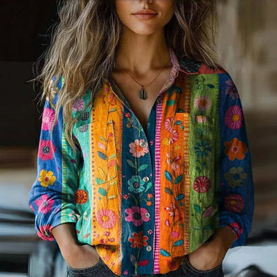 Jolie | Vintage Print Blouse