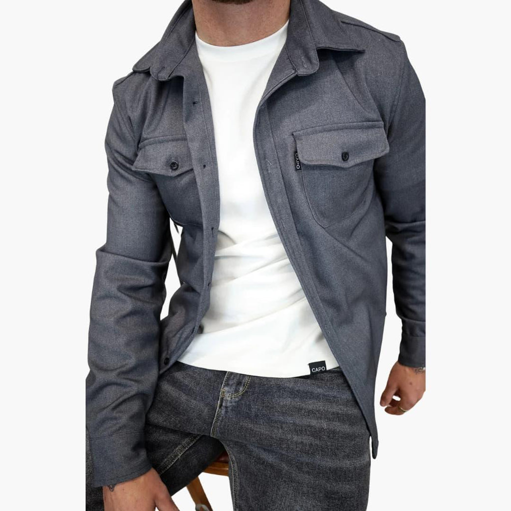 Thom | Button-Through Jacket Overshirt