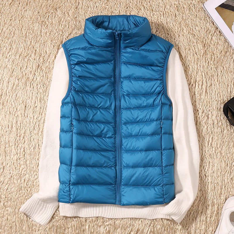 Avoralis | Eliza Lightweight Zip Puffer Vest