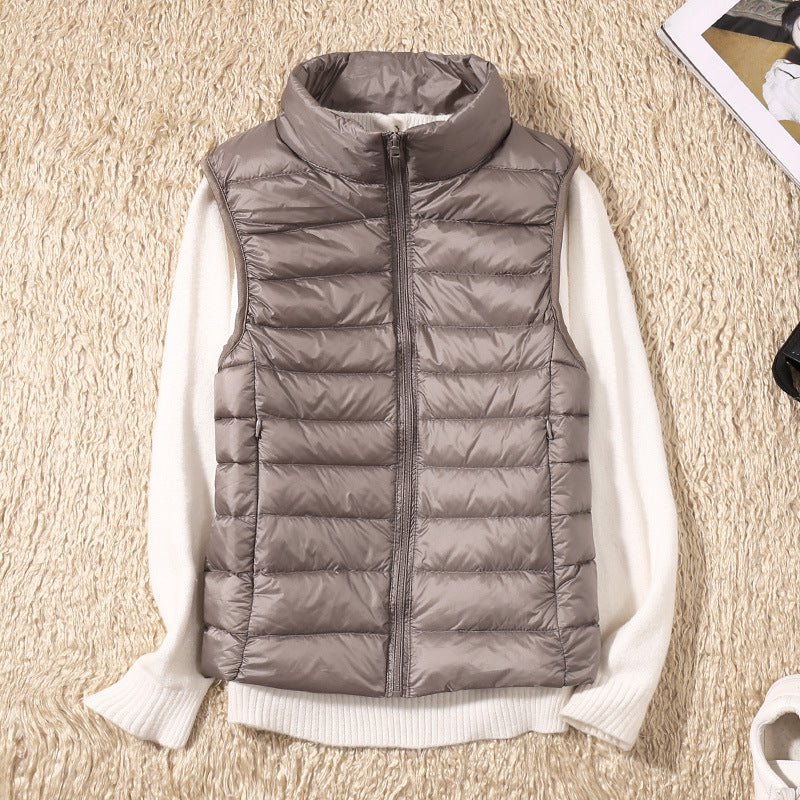 Avoralis | Eliza Lightweight Zip Puffer Vest