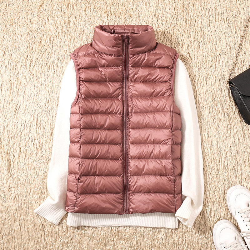 Avoralis | Eliza Lightweight Zip Puffer Vest