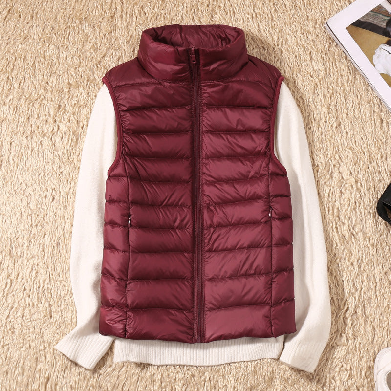 Avoralis | Eliza Lightweight Zip Puffer Vest