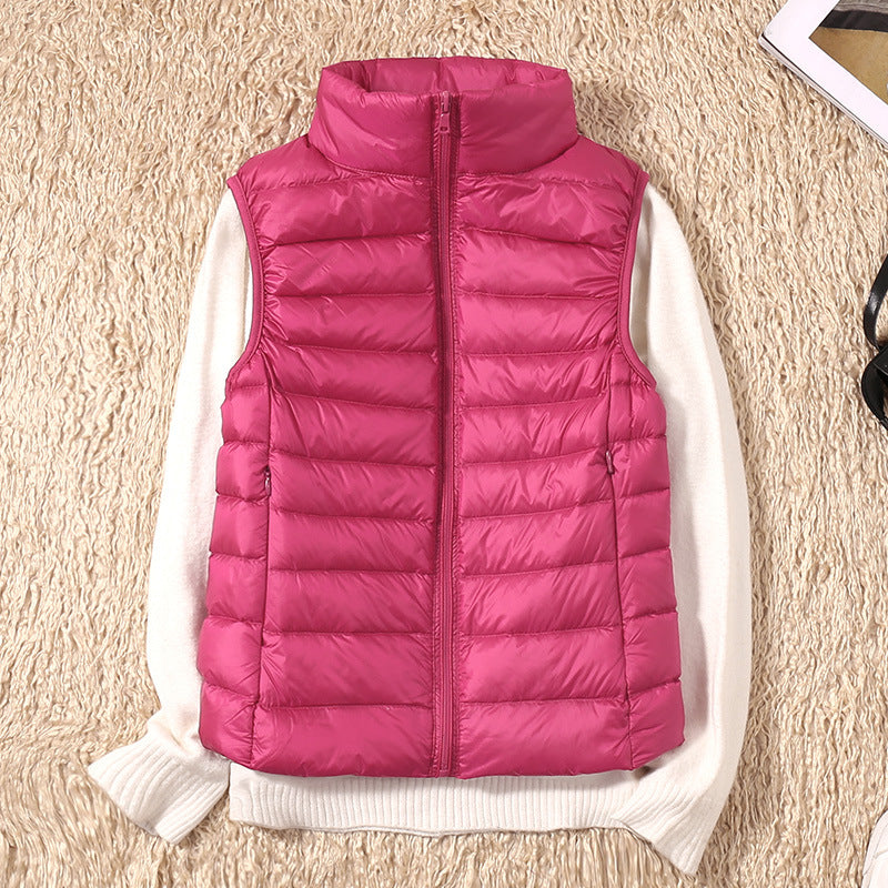 Avoralis | Eliza Lightweight Zip Puffer Vest