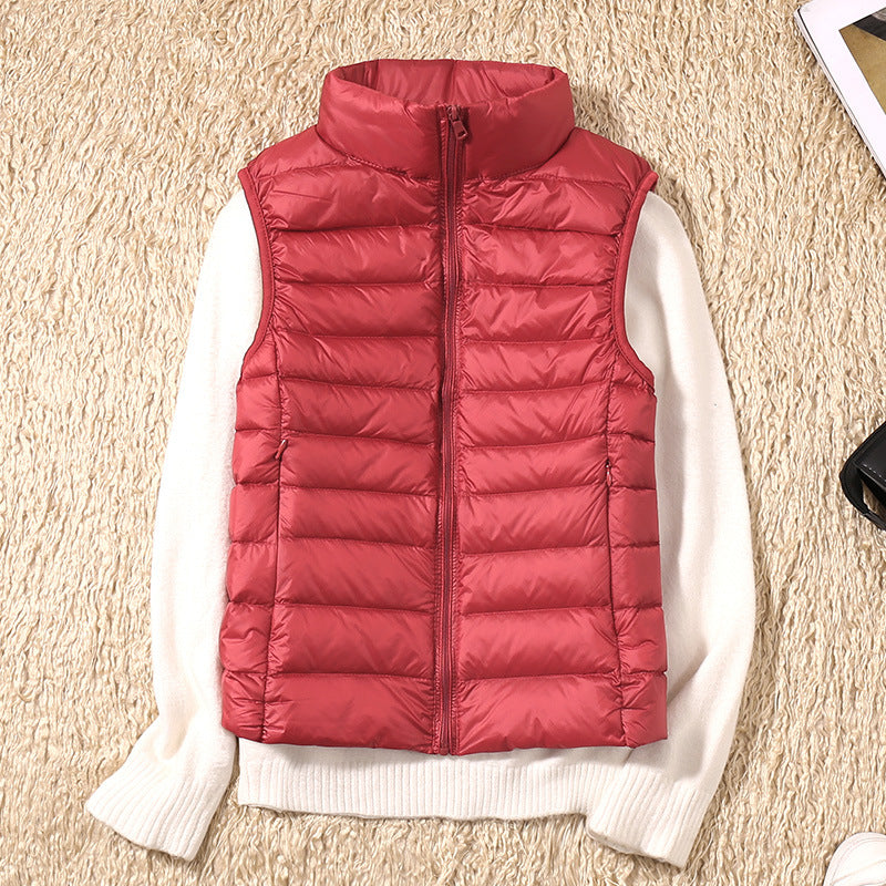 Avoralis | Eliza Lightweight Zip Puffer Vest