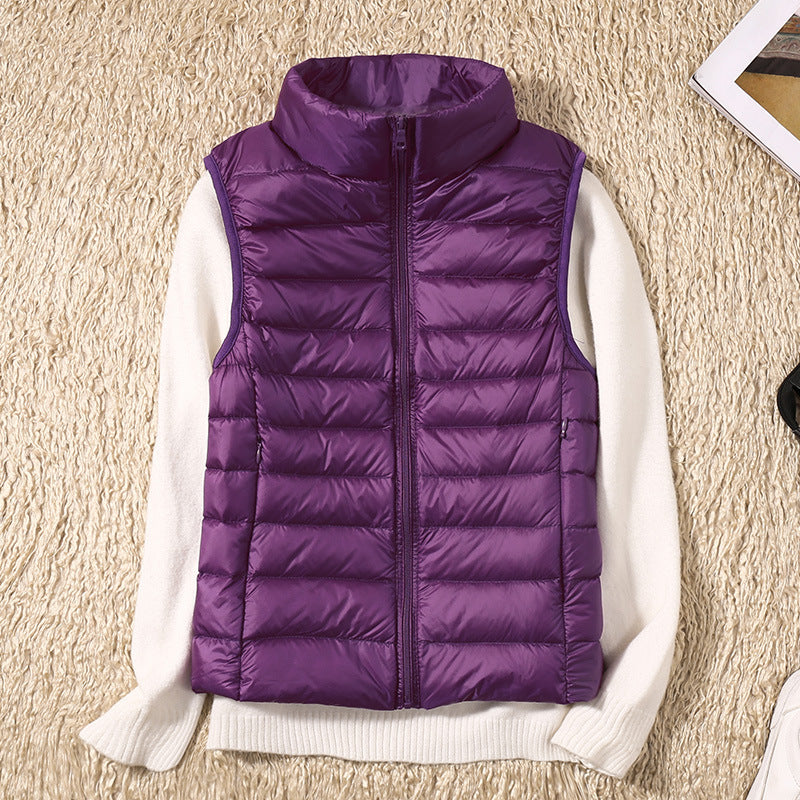 Avoralis | Eliza Lightweight Zip Puffer Vest