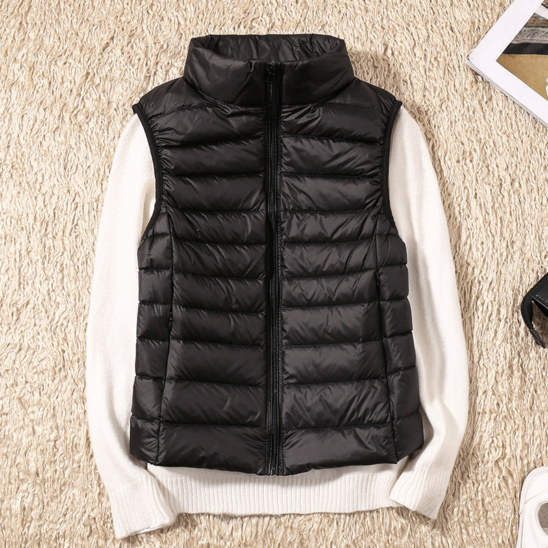 Avoralis | Eliza Lightweight Zip Puffer Vest