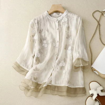 Lorian | Embroidered Blouse