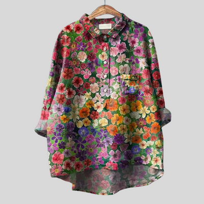 MATILDE | HANDMADE FLORAL SHIRT
