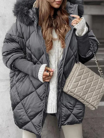 Avoralis I Ella Oversized Quilted Jacket