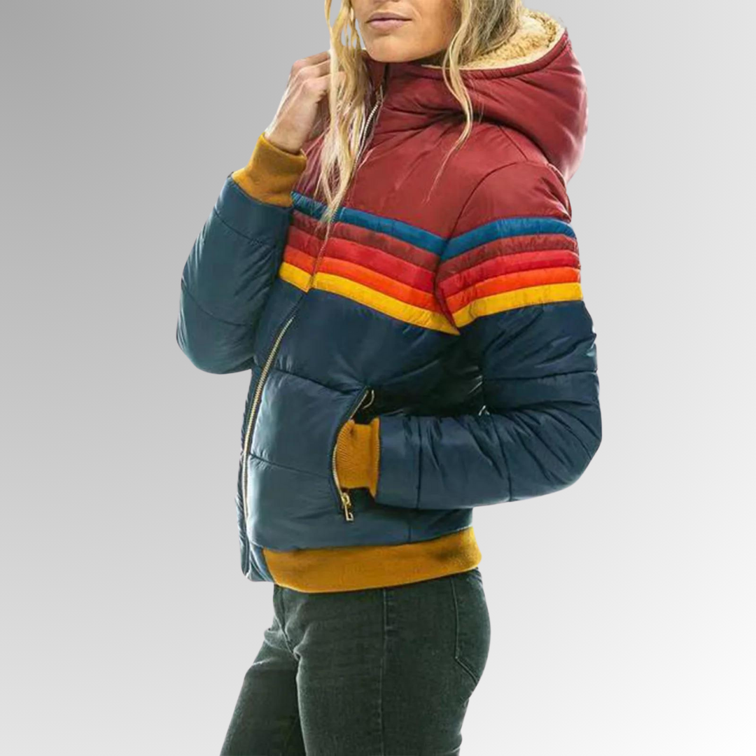 Avoralis I Diana Rainbow Puffer Jacket
