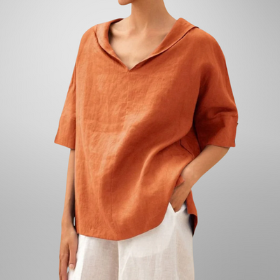 MIA | COTTON LOOSE FITTING BLOUSE