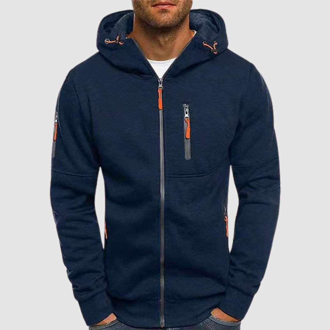 Jaxon | Hooded Zip-Up Jacket