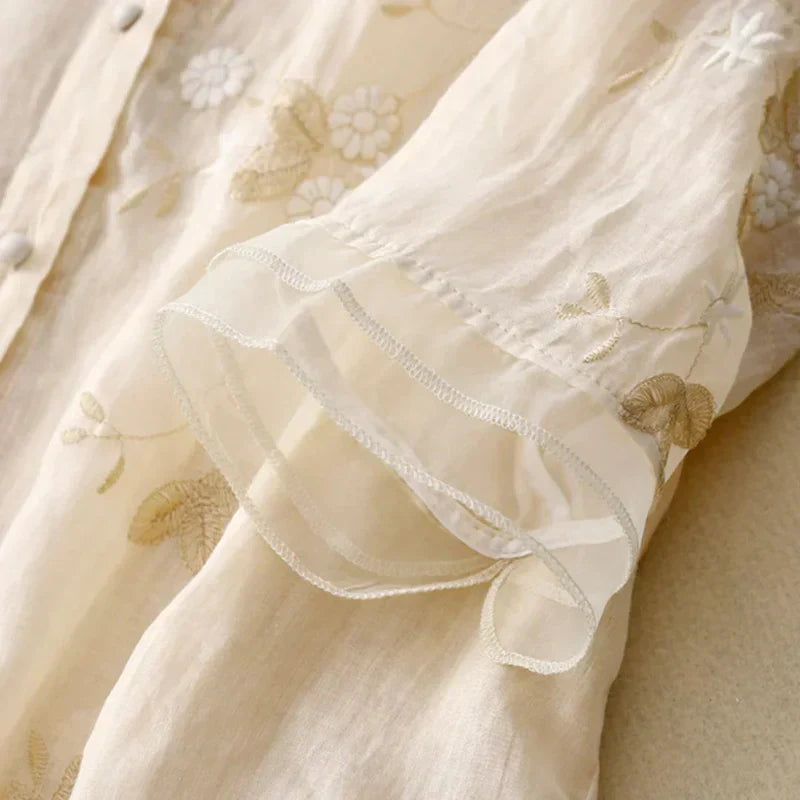 Lorian | Embroidered Blouse