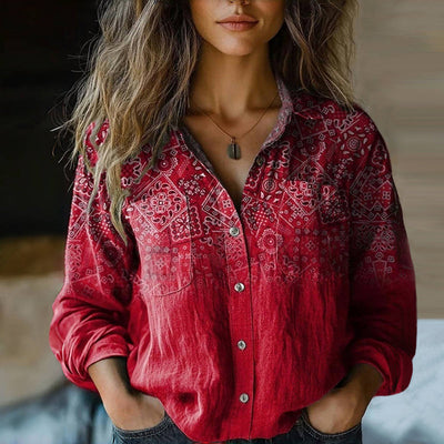 Jolie | Vintage Print Blouse