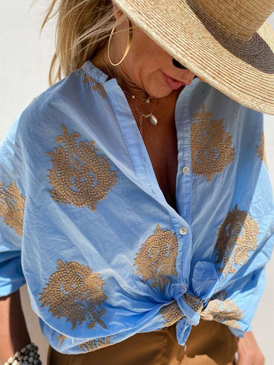JESSICA | ELEGANT EMBELLISHED BLOUSE FOR WOMEN