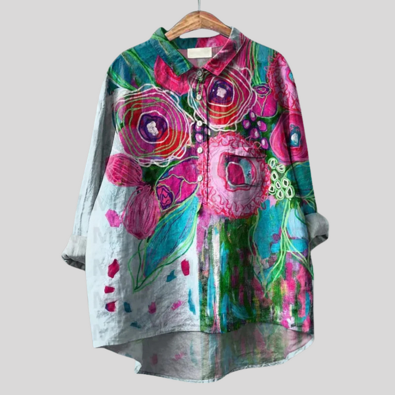 MATILDE | HANDMADE FLORAL SHIRT