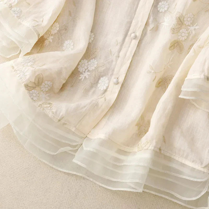 Lorian | Embroidered Blouse