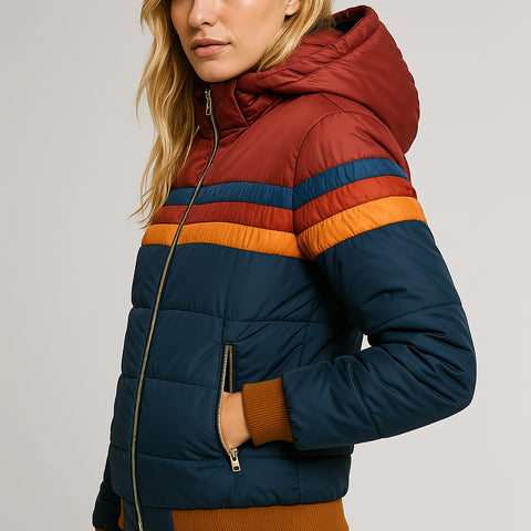 Avoralis I Diana Rainbow Puffer Jacket