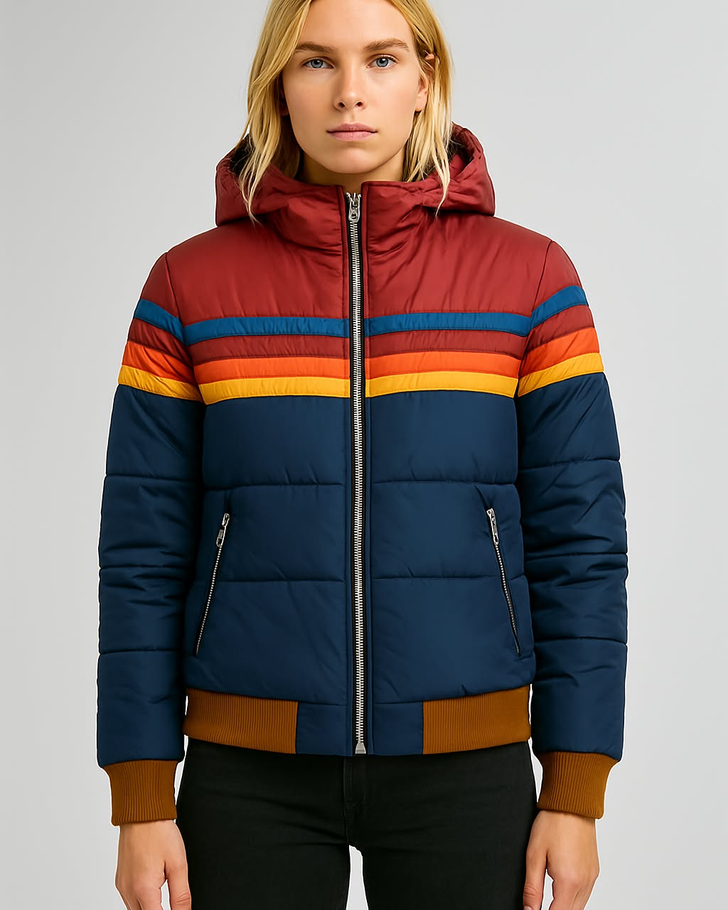 Avoralis I Diana Rainbow Puffer Jacket