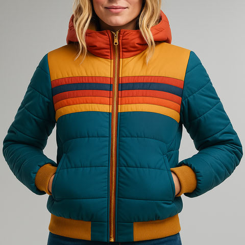 Avoralis I Diana Rainbow Puffer Jacket