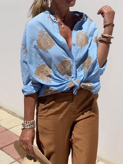 JESSICA | ELEGANT EMBELLISHED BLOUSE FOR WOMEN
