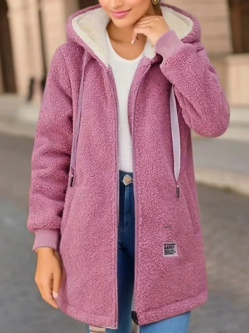 Mozie - Fleece hooded jacket