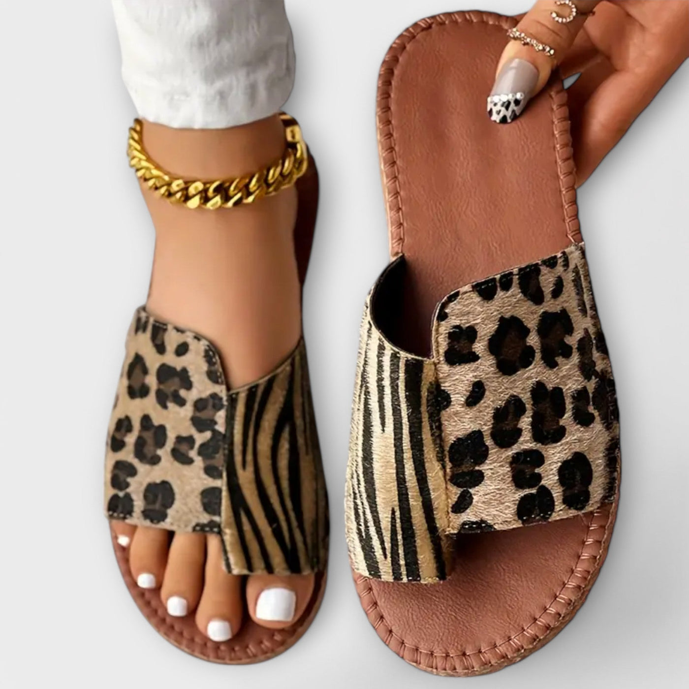 Karen | Leopard Print Slides