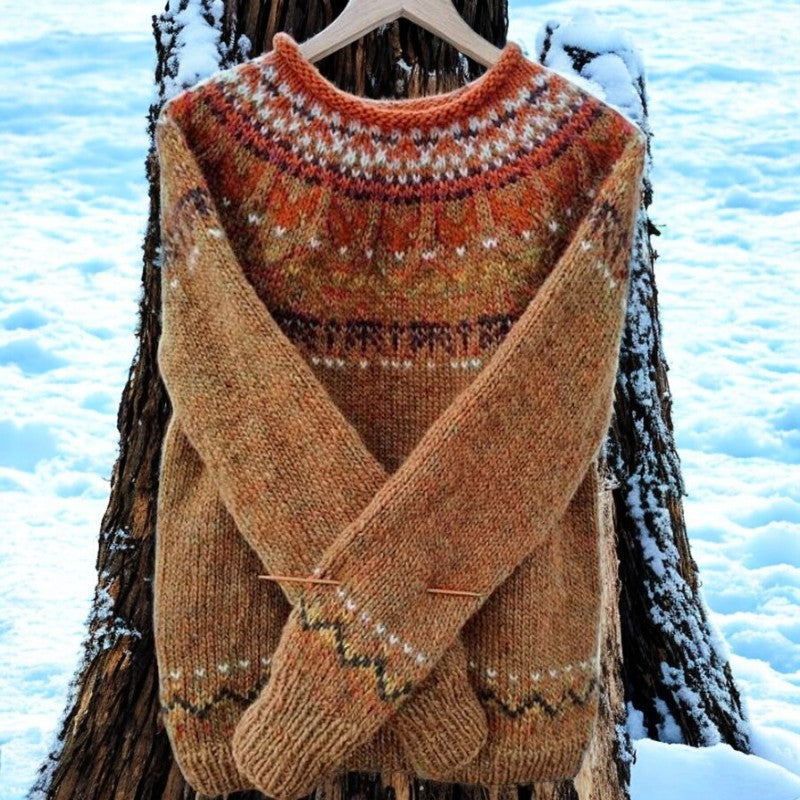 Tahlia™ - Vintage Crew Neck Sweater