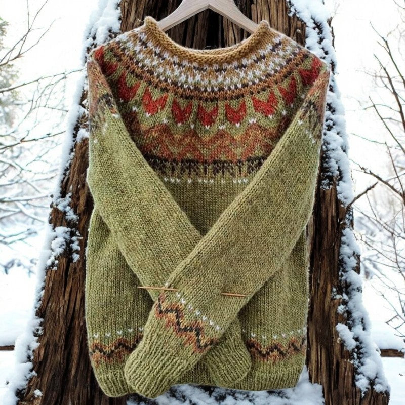 Zoe™ - Vintage Knitted Sweater