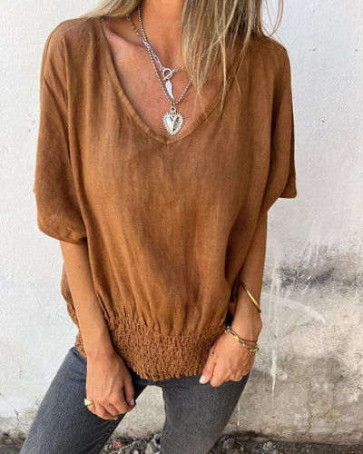 BOMIA | WAISTED T-SHIRT WITH TUMMY COVERAGE
