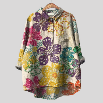 MATILDE | HANDMADE FLORAL SHIRT