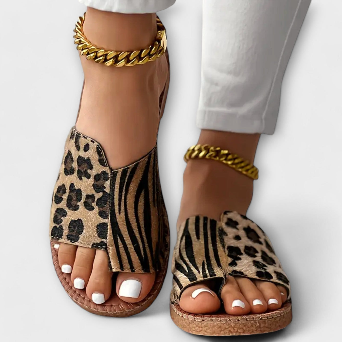 Karen | Leopard Print Slides