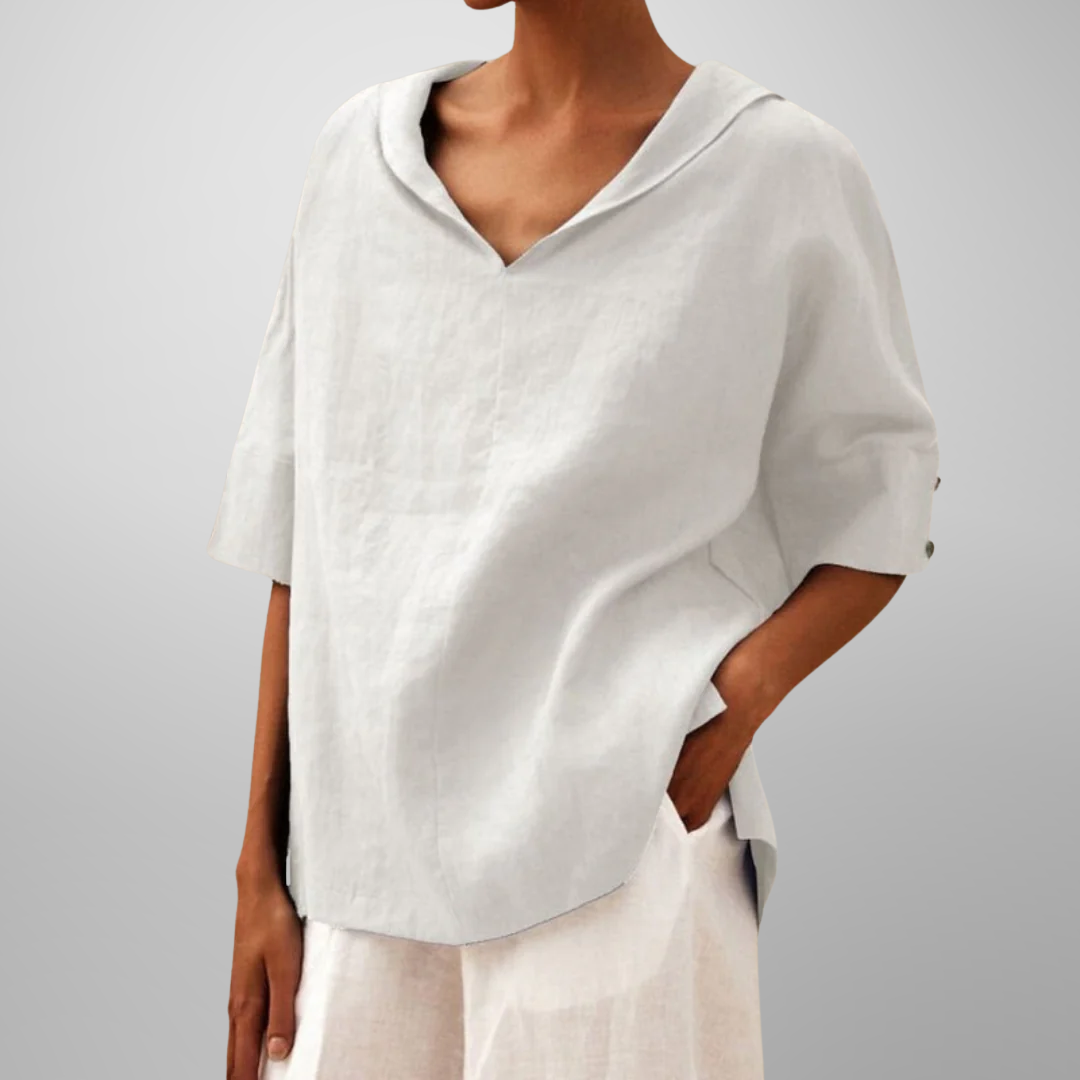MIA | COTTON LOOSE FITTING BLOUSE