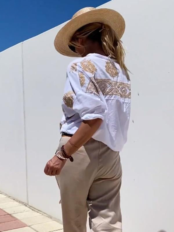 JESSICA | ELEGANT EMBELLISHED BLOUSE FOR WOMEN