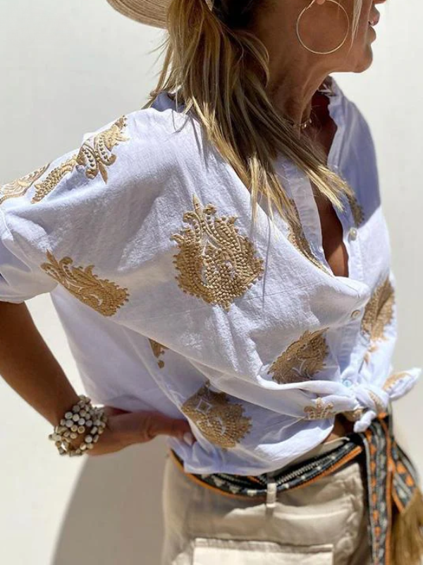 JESSICA | ELEGANT EMBELLISHED BLOUSE FOR WOMEN