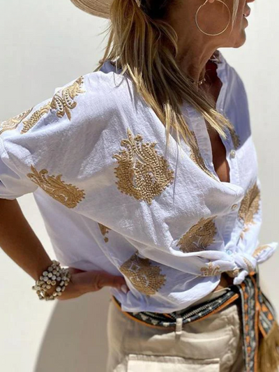 JESSICA | ELEGANT EMBELLISHED BLOUSE FOR WOMEN