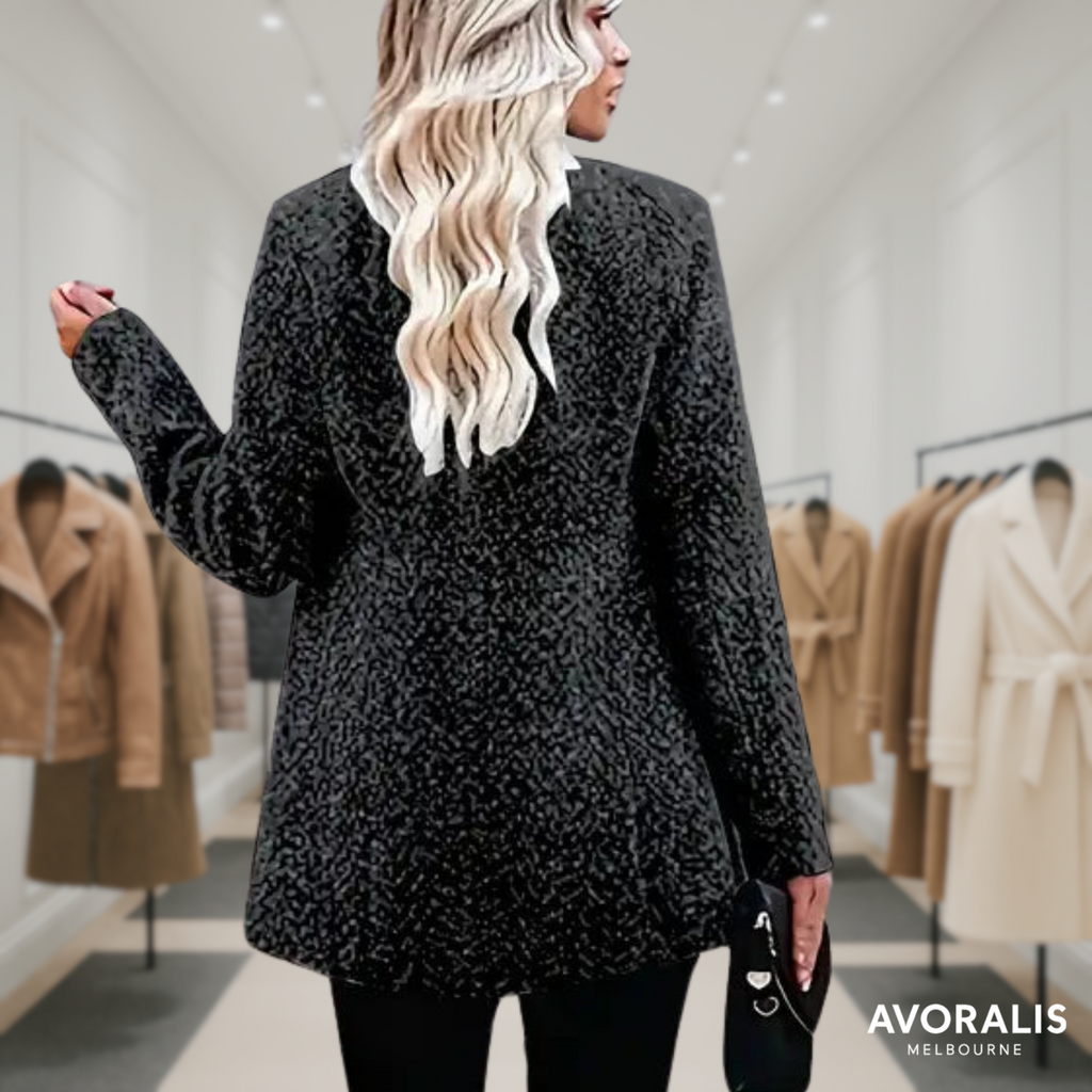 Stella™ | Elegant Mid-Length Coat with Pockets