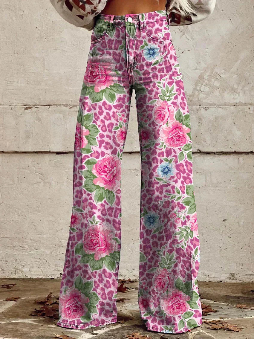 Evelyn - Retro High Waist Streetwear Denim Pants
