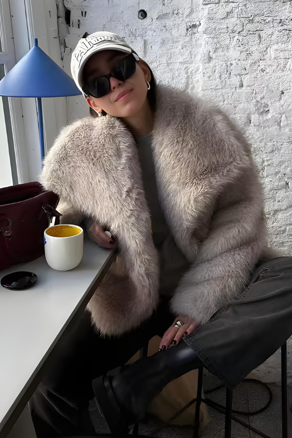 ANNA | FAUX FUR COAT