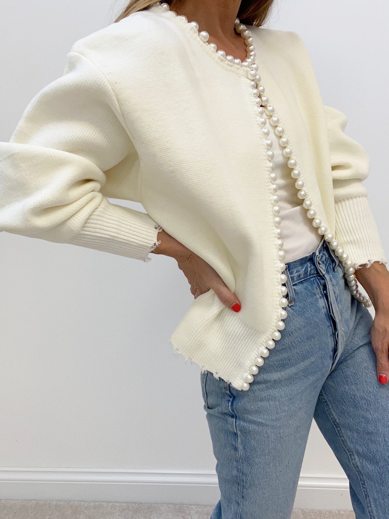 AVERY | CHIC PEARL CARDIGAN