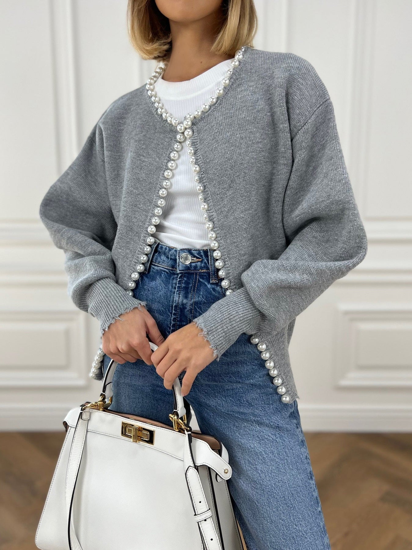 AVERY | CHIC PEARL CARDIGAN
