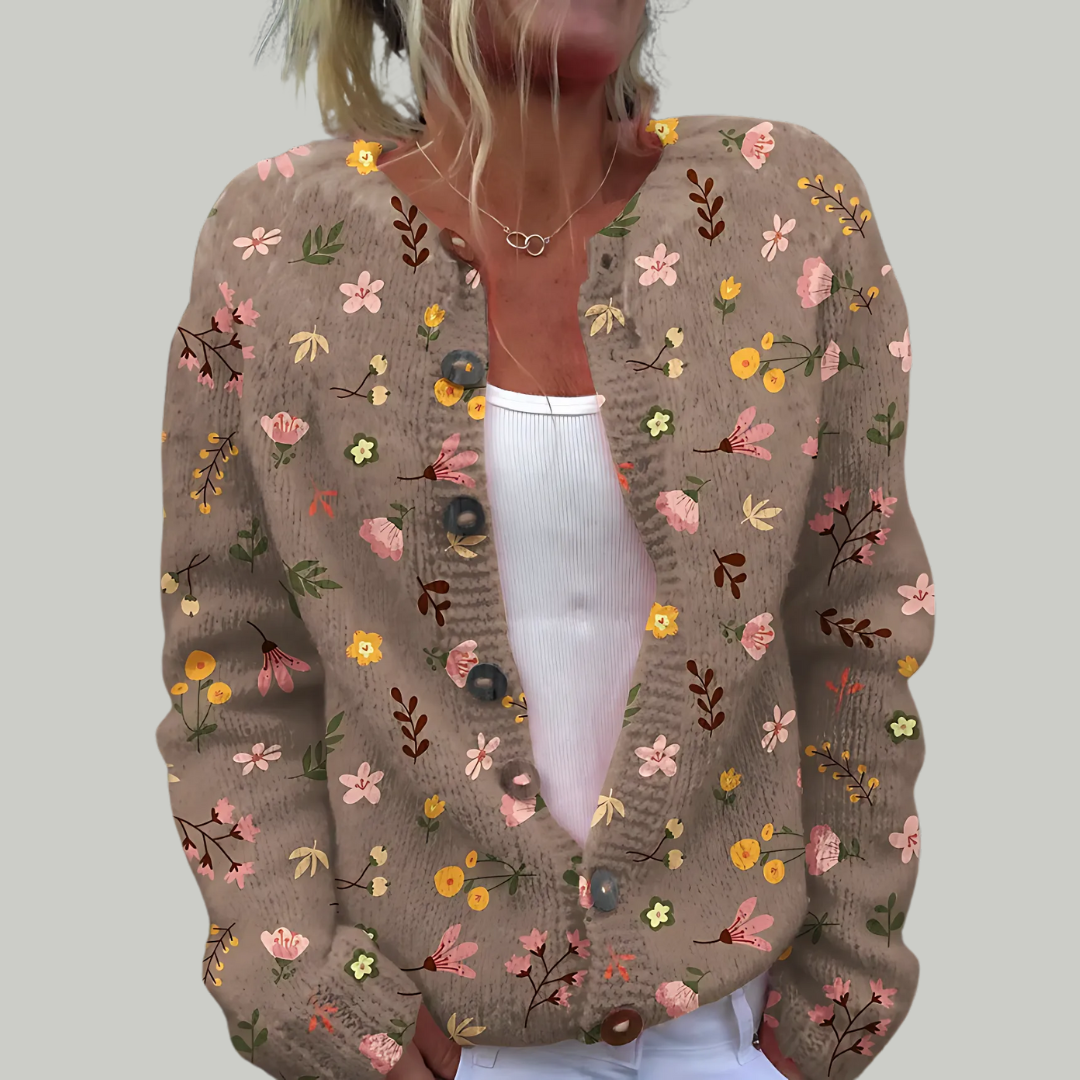 Emberly | Floral Print Cardigan